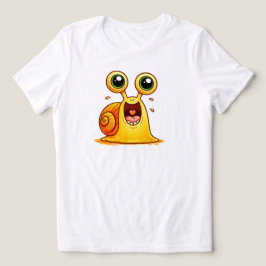 Blij-Hart-Slak Dames Natuur T-Shirt