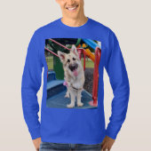 Blij hoofd kantelen t-shirt (Voorkant)