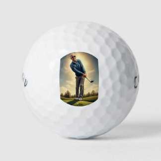 Blij Joe Biden Golfballen