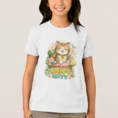 Blij Katje Tri-Blend Shirt (Voorkant)