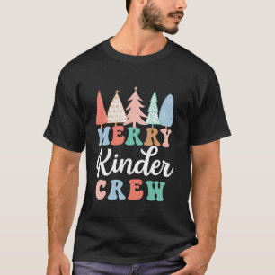 Blij Kinder Bemanning Kleuterschool Leerkracht Kin T-shirt