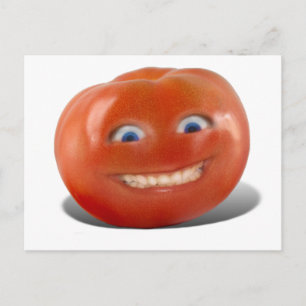 Blij Lachend Tomatengezicht Briefkaart