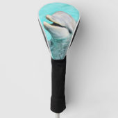Blij Lachende Dolfijn Golfheadcover (Voorkant)