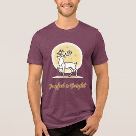 Blij & Licht Kerstrendier Tri-Blend Shirt