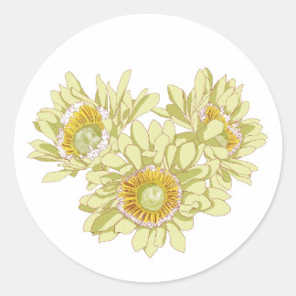 Blij met je teken ronde sticker