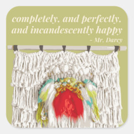 Blij met trots en vooroordeel Sticker