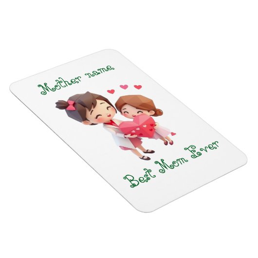 Blij - Moederdag | Beste mama personaliseren cadea Magneet (Rechterzijde)