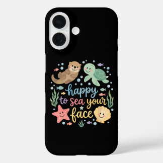 Blij om je gezicht te zien Leraar terug naar schoo iPhone 16 Hoesje