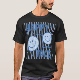 Blij Om Je Lachende Gezicht Te Zien Gezicht Leraar T-shirt