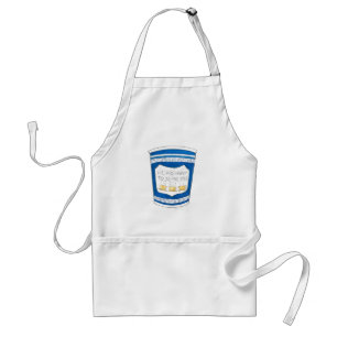 Blij om jullie Griekse NYC Blue Diner Coffee Cup t Standaard Schort