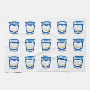 Blij om jullie NYC Griekse Diner Blue Coffee Cup t Theedoek