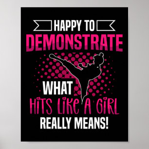 Blij om te demonstreren wat Hits Like A Girl echt  Poster