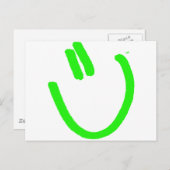 Blij om te doen briefkaart (Voorkant / Achterkant)