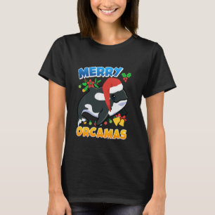 Blij Orcamas Orka Walvis Lange Mouwen 1 T-shirt