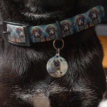 Blij Pug aan het Strand aanpasbaar