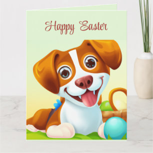 Blij Schattig Lachende Hond Kaart