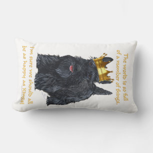 Blij Scottish Terrier Koning Kussen