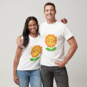 "Blij Smiley Bloem" T-shirt (Unisex)