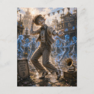 Blij / Swingdanser / Centraal Plein Briefkaart