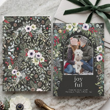Blijde Botanische Kerst Persoonlijke Boog Foto