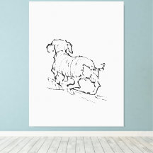 Blijde Dachshond – Saus Dog Illustratie