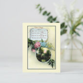  blijde dagen, gedicht briefkaart (Staand voorkant)