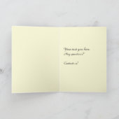  blijde dagen, gedicht kaart (Binnen)