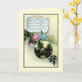  blijde dagen, gedicht kaart (Gele Bloem)