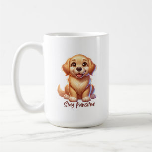 Blijde Gouden Puppy Koffiemok