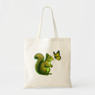 Blijde Jacht – Gelukkig Eekhoorn & Vlinder Tote Bag