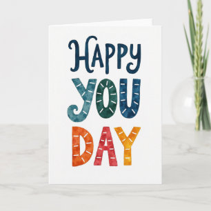 Blijde Jou Dag Letterkaart Kaart