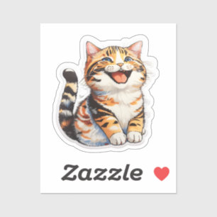 Blijde Kat Sticker