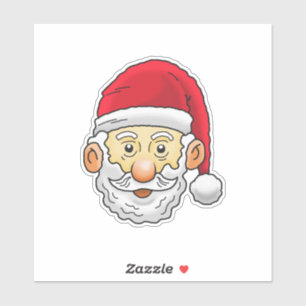 Blijde Kerstman op maat gesneden vinyl sticker