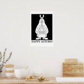 Blijde Konijn Poster (Keuken)