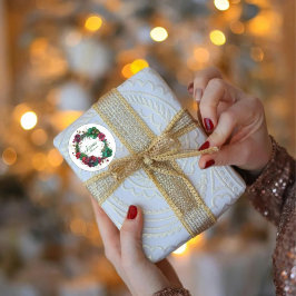 Blijde Momenten Bloemstuk Kerststuk Sticker