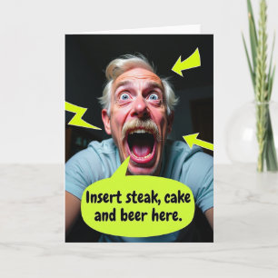 Blijde Papa Neon Kunstkaart Kaart
