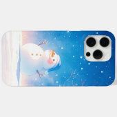 Blijde Sneeuwman Case-Mate iPhone Case (Achterkant (horizontaal))
