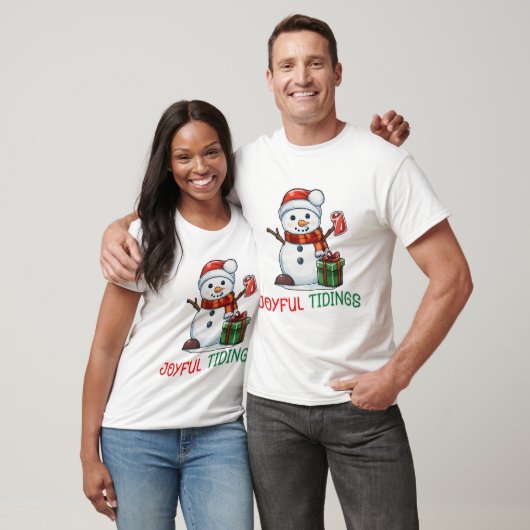 Blijde tijdingen Sneeuwman T-shirt (Unisex)