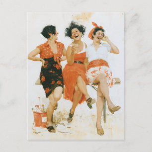 Blijde Zomer Vrienden uit het Verleden Briefkaart