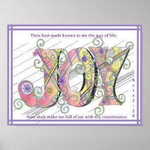 Blijdruk, waardeposter papier (halfglans) poster