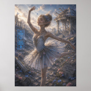 Blijdschap / Ballerina / Bloemveld Poster