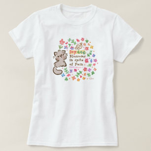 Blijdschap Bloeit Ondanks Pijn - Pebble de Grijze T-shirt
