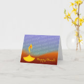 blije diwali fotokaart kaart (Gele Bloem)