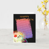 blije fotokaart : hifi schedel 2 kaart (Gele Bloem)