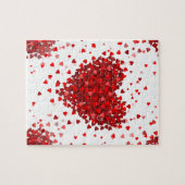 blije valentijnsdag hart legpuzzel (Horizontaal)