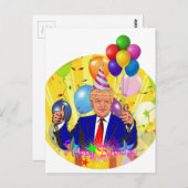 blije verjaardag briefkaart (Voorkant / Achterkant)