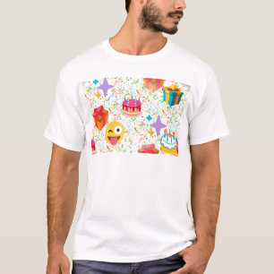blije verjaardag emoji t-shirt