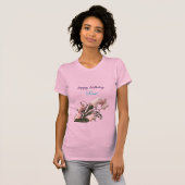 blije verjaardag T-Shirt (Voorkant volledig)