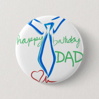 blije verjaardag vader ronde button 5,7 cm