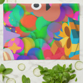 blije verjaardagspost emoji theedoek (Gevouwen)